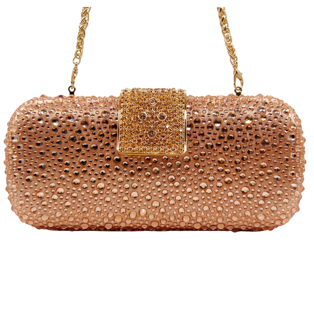 Women's Light Luxury Shiny Double-sided Hot Hand-held Evening Bags