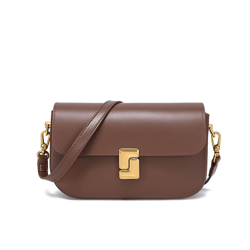 Slouchy Casual Women's Cowhide Niche High-grade Bags