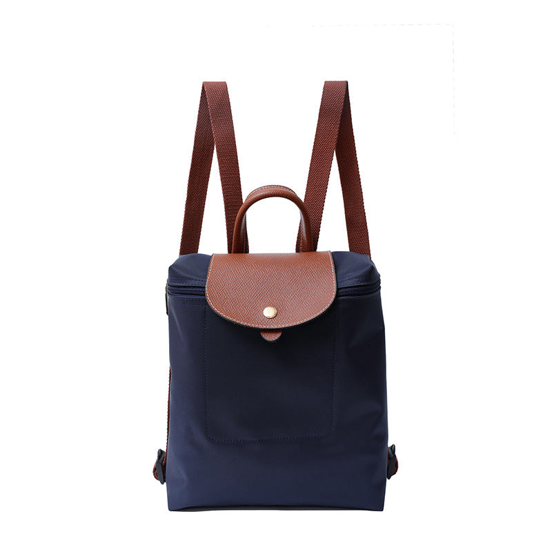 Women's Simple Lightweight Nylon Waterproof Fashion Commuter Backpacks
