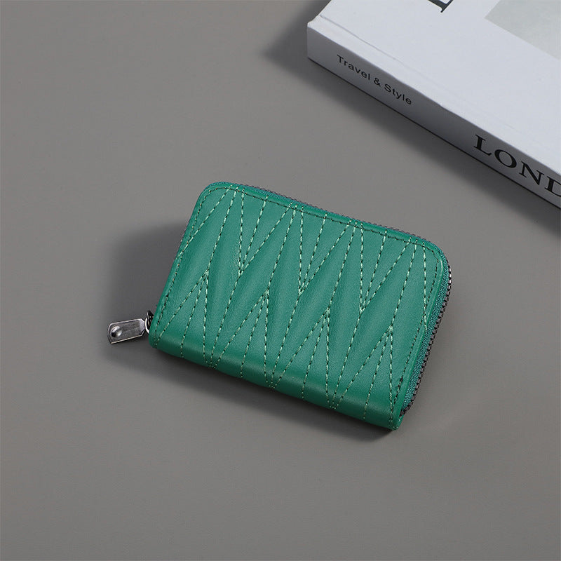 Women's Short Solid Color Spring Zipper Ladies Wallets
