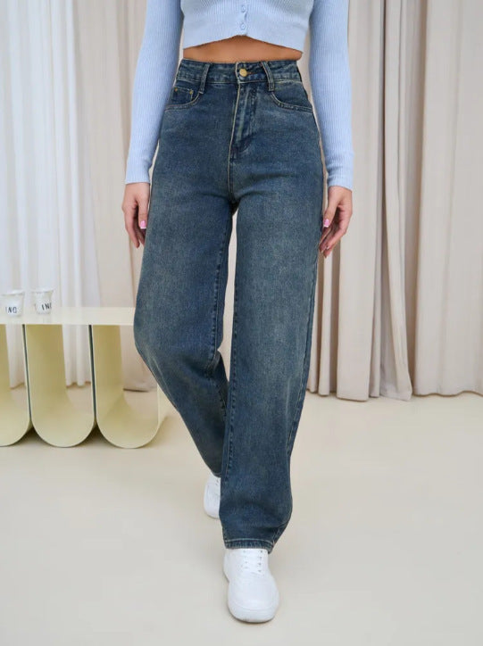 Women's Stylish Classy Attractive Russian Autumn Jeans