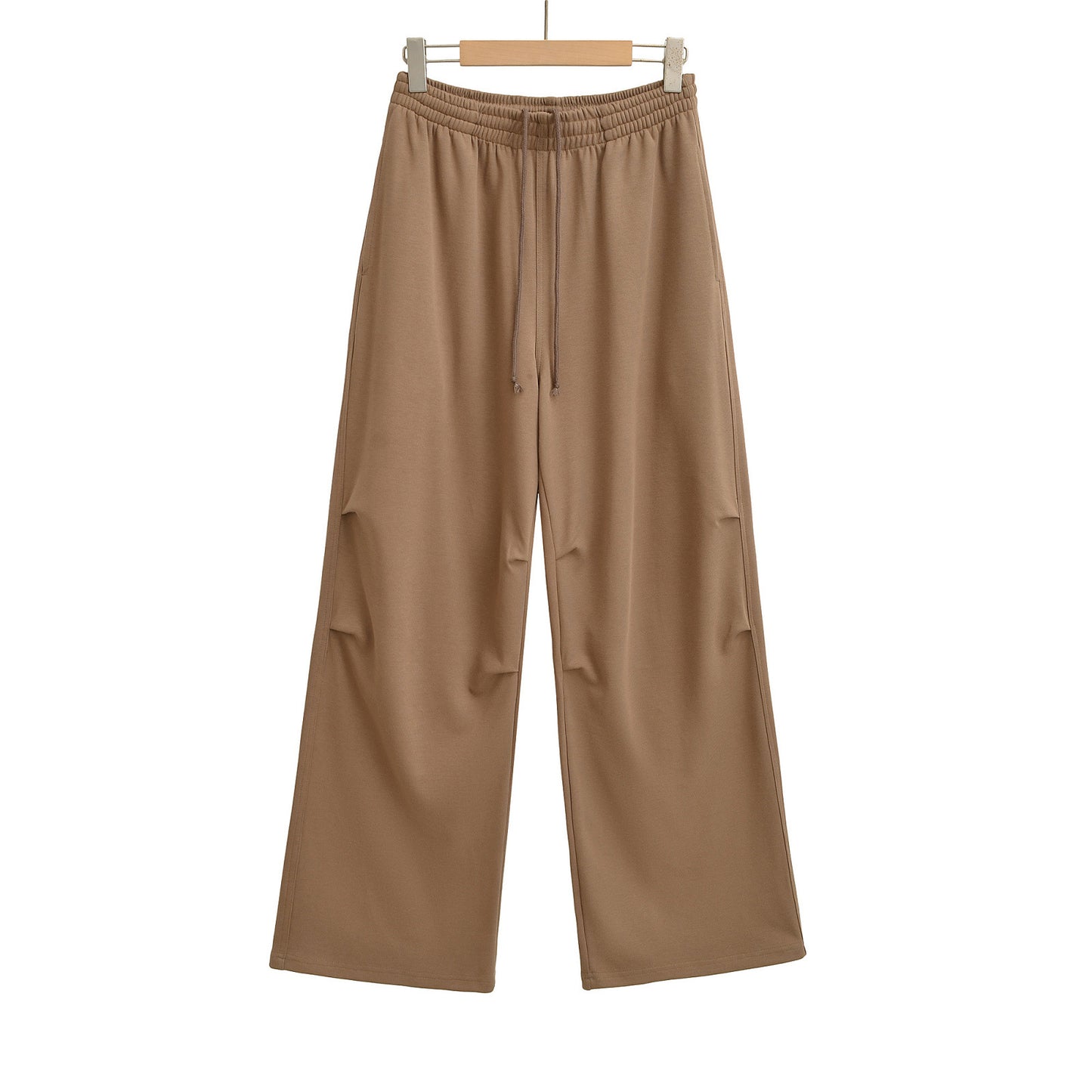Women's Waist Wide Leg Autumn Elastic Waistband Pants