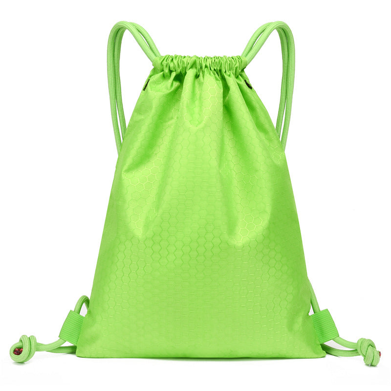 Fiber Oxford Cloth Drawstring Basketball Buggy Backpacks