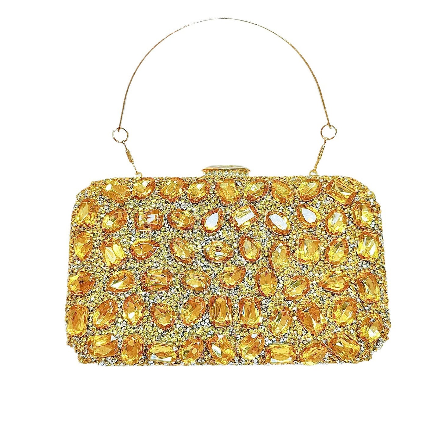 Women's Full Diamond Shiny Clutch Dinner Wedding Evening Bags