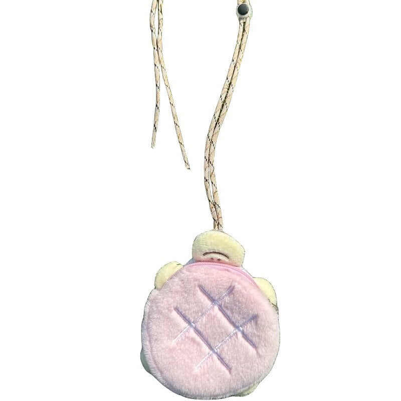 Funny Expression Series Plush Doll Cushion Pencil Halter Ladies Wallets