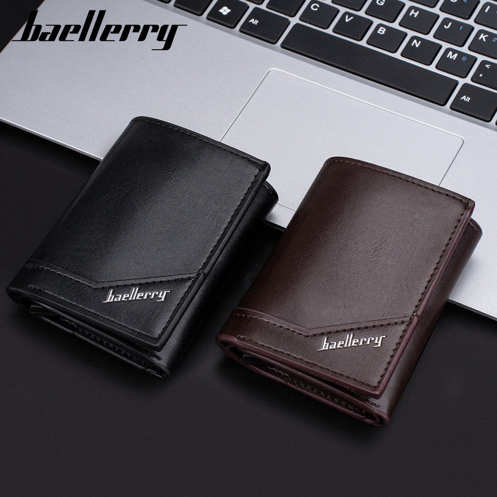 Men's Banknote Position Metal Aluminum Box Automatic Card Holder