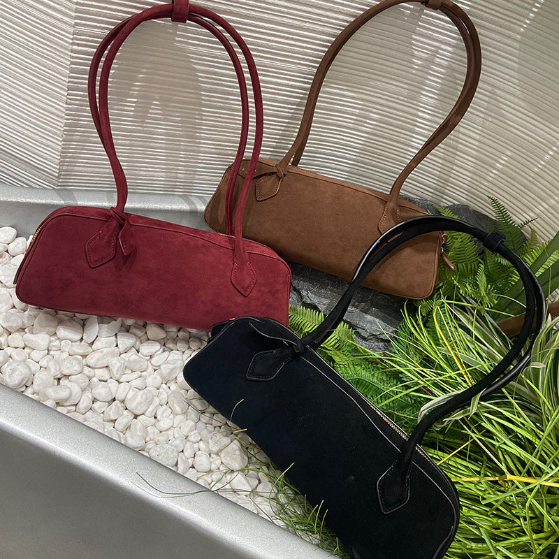 Leather Bowling Portable Underarm Design Large Capacity Bags