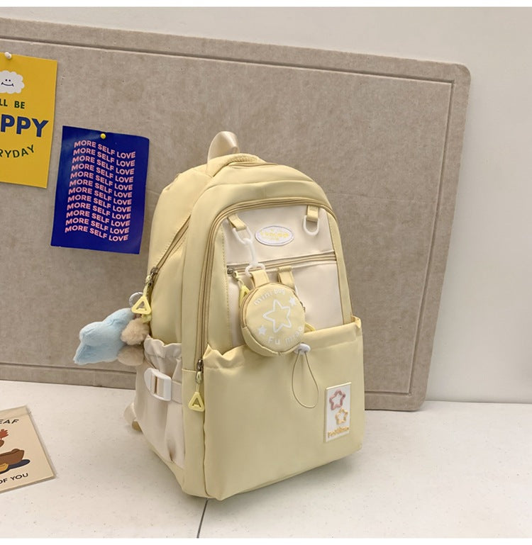 Korean College Style Girlish Cute Color Backpacks