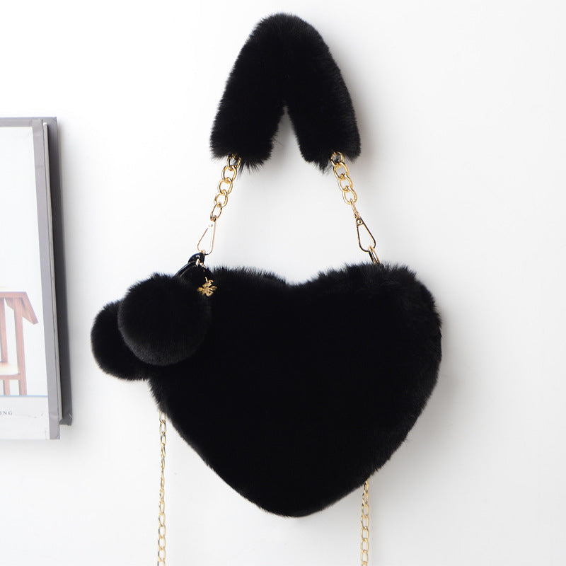 Attractive Versatile Classy Cool Heart Heart-shaped Shoulder Bags
