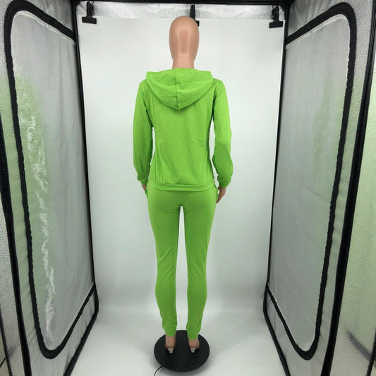 Women's Sportswear Slim Fit Fashion Casual Two-piece Suits