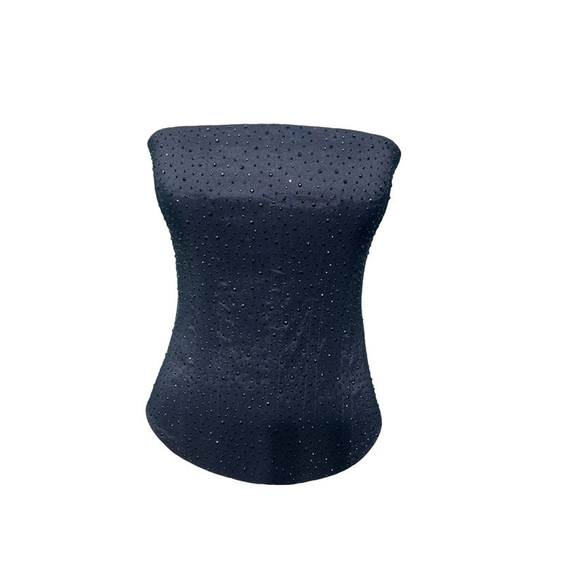 Women's High Elastic Mesh Hot Drilling Sling Tops