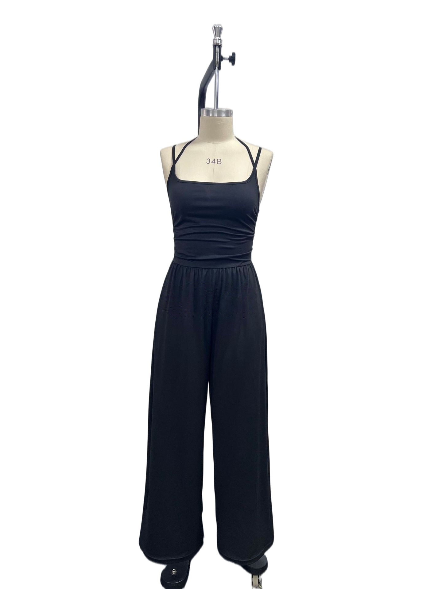 Women's Summer Sling Casual Wide Leg Loose Women's Jumpsuit/clothing