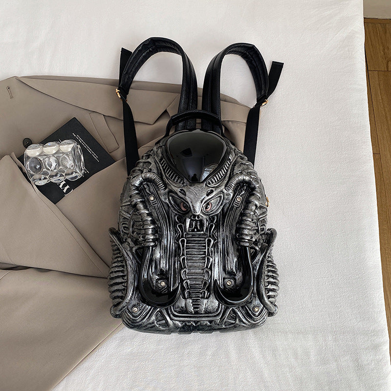 Women's Niche Unique Shaped Personality Street Punk Backpacks