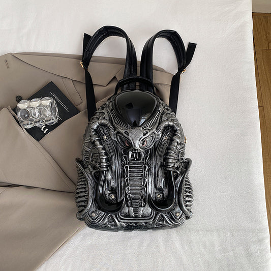 Women's Niche Unique Shaped Personality Street Punk Backpacks