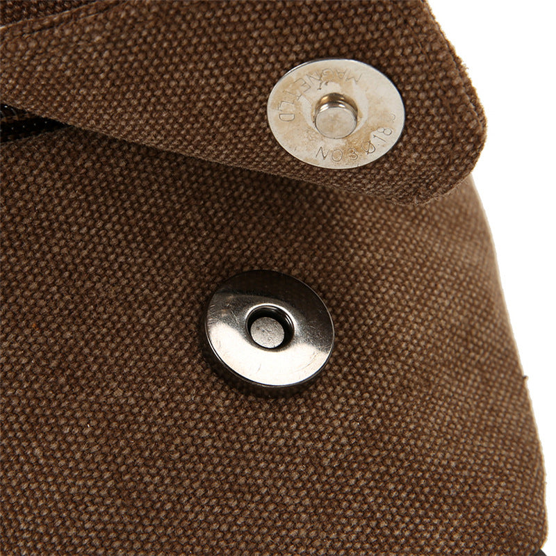 Slouchy Classic Canvas Convenient Simple Retro Men's Chest Bags