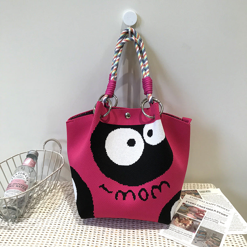 Fashion Retro Wool Woven Leisure Knitted Handbags