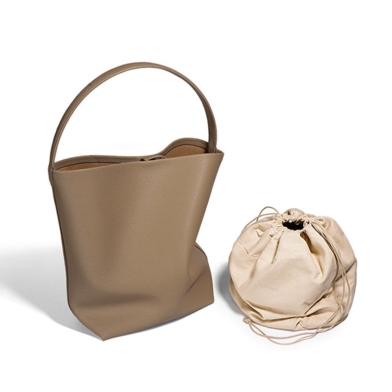 Women's Underarm Cowhide Large Capacity High-grade Shoulder Bags