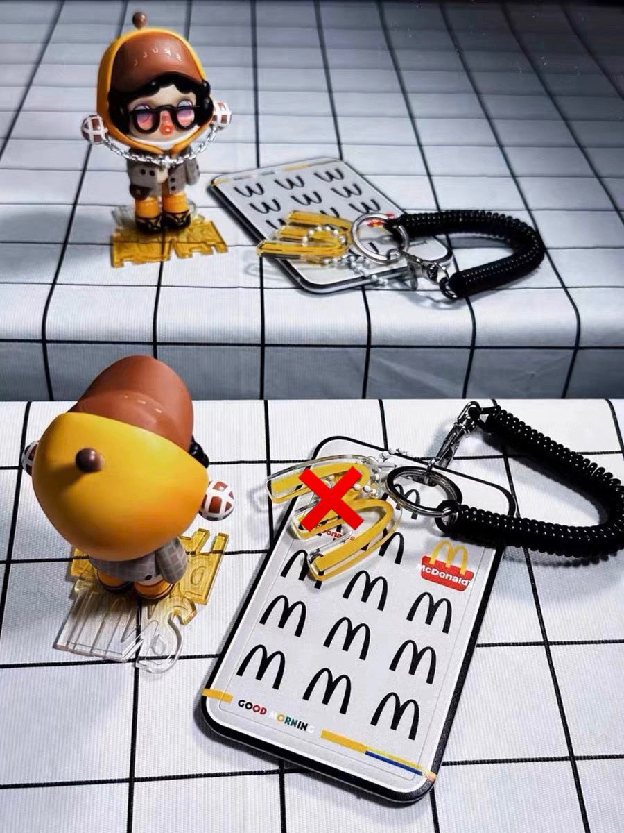 Cute Meal Bus Subway License Ornament Card Holder