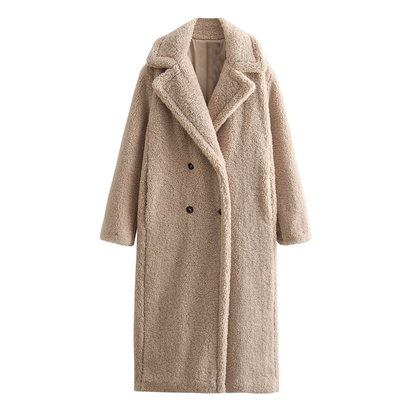 Women's Autumn French Design Fashion Fleece Long Clothing