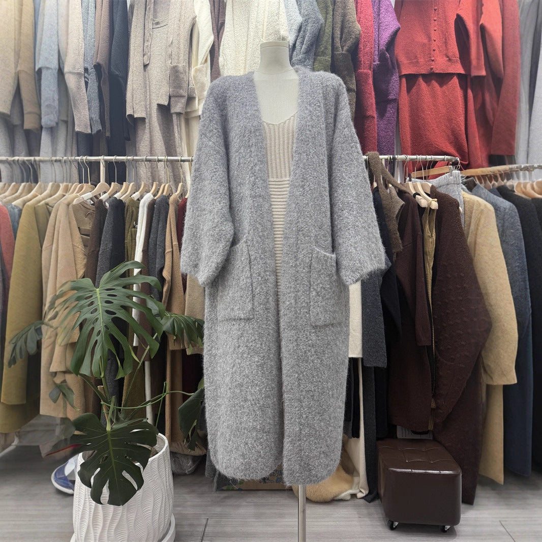 Long Knitted Korean Style Casual Loose Knitwear