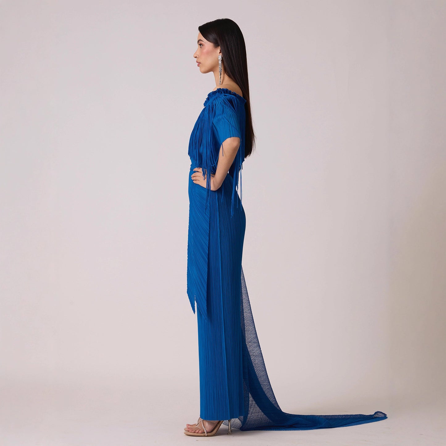 Women's Style Commute Pleated Dress Autumn High-grade Dresses