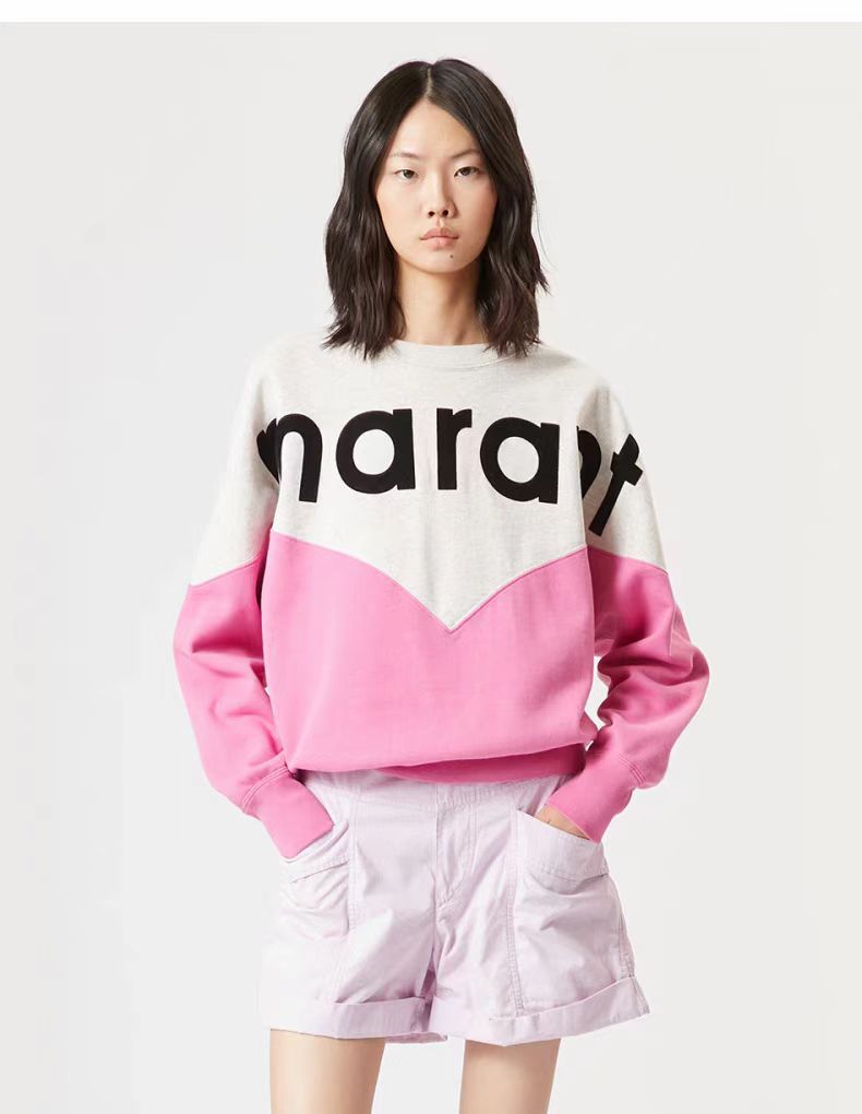 Women's Minority Classic Flocking Color Blocking Fleece Fleece-lined Sweaters