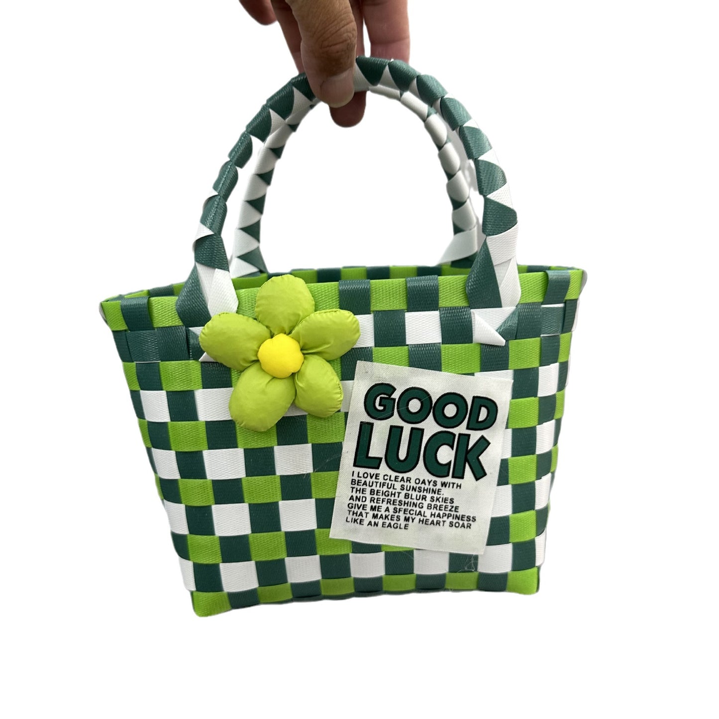 Women's Fried Street Woven Hand Gift Basket Handbags