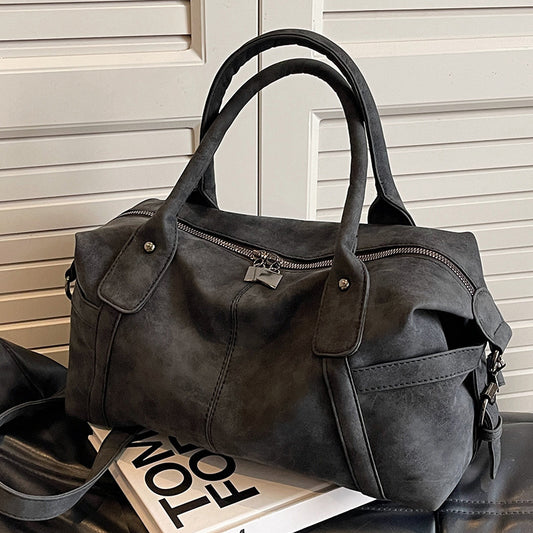 Women's Large Capacity Versatile Textured Traveling Portable Travel Bags