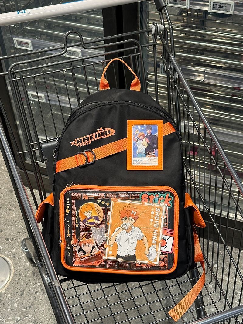 Large Capacity Daily Neutral College Class Middle School Students' Schoolbags