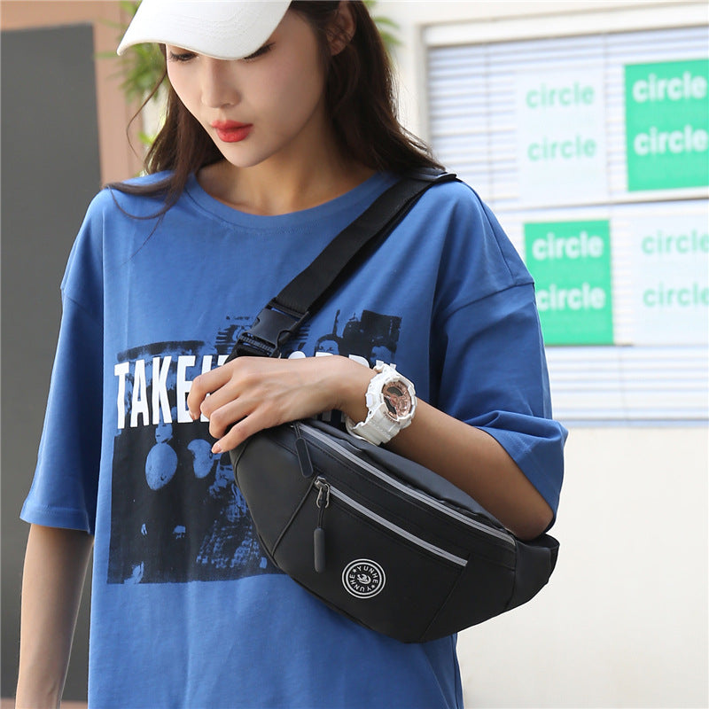 Men's Printed Versatile Slanted Large Capacity Cell Men's Waist Packs