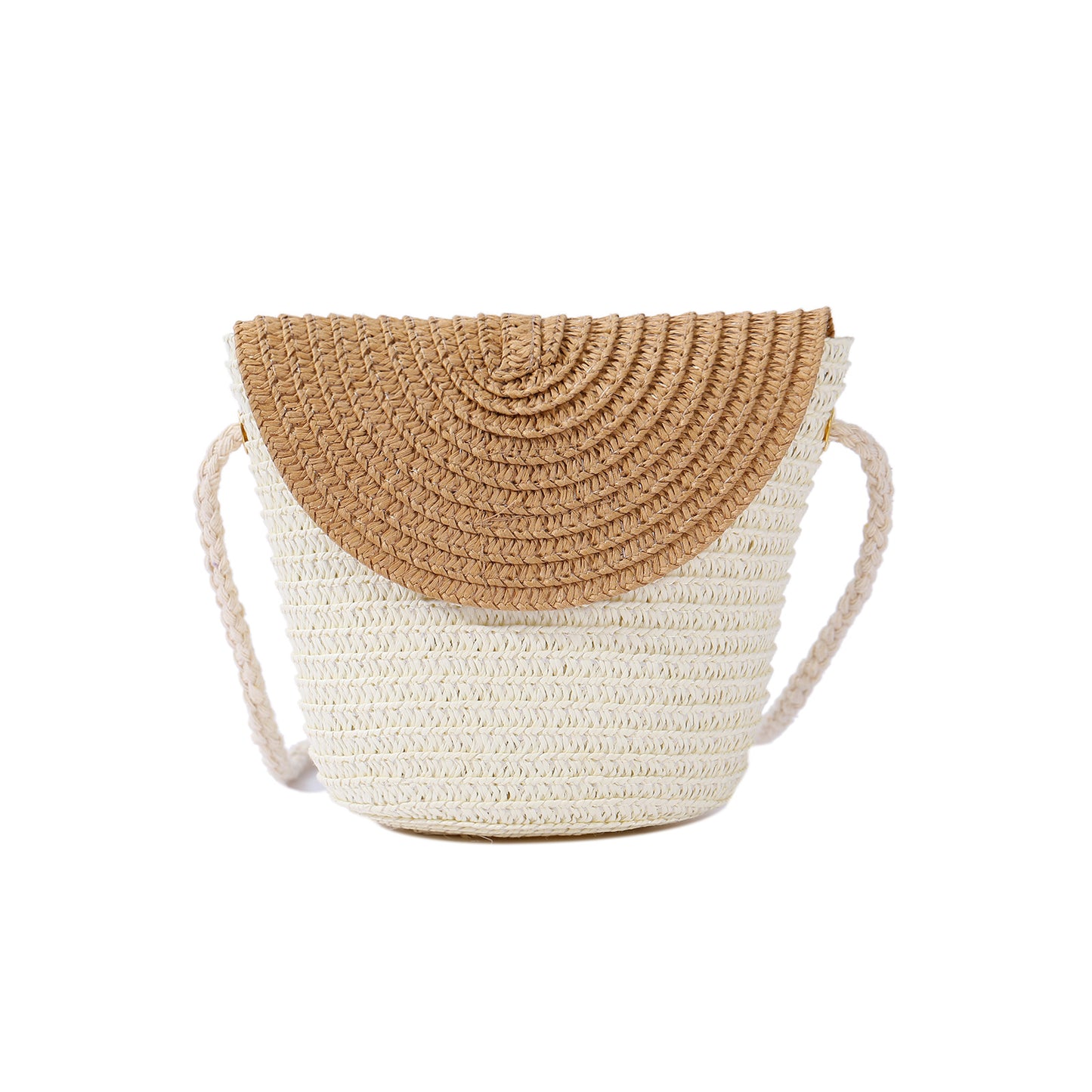 Women's Summer Seaside Holiday Straw Colorful Woven Bags