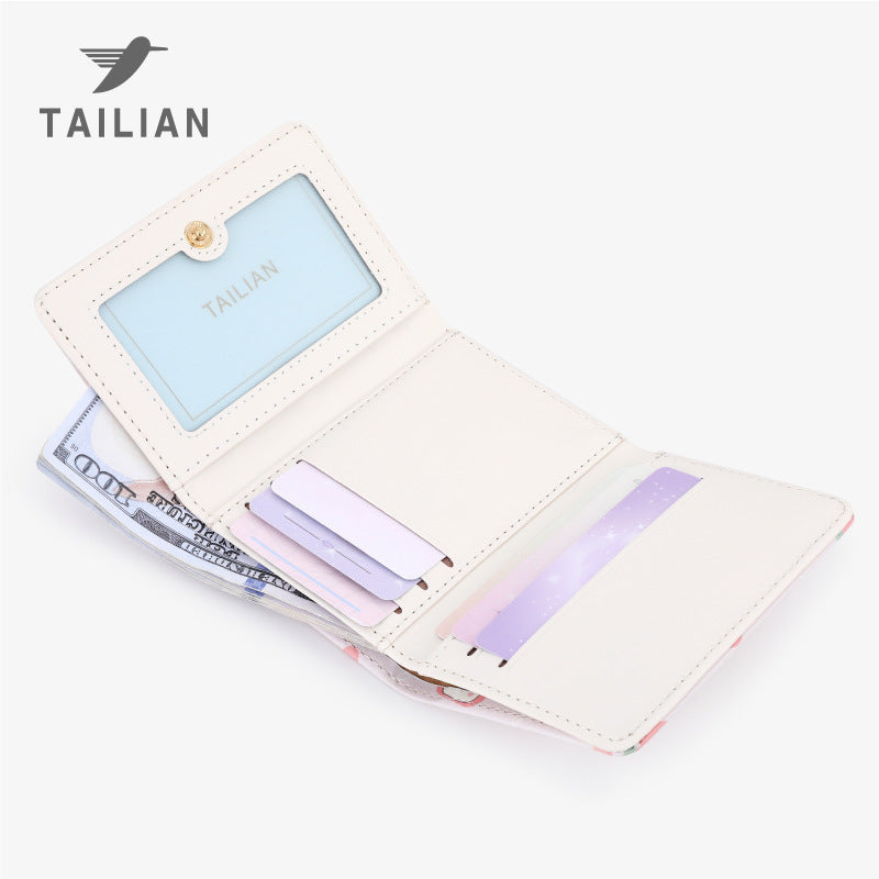 Bear Cute Portable Female Mini Korean Ladies Wallets