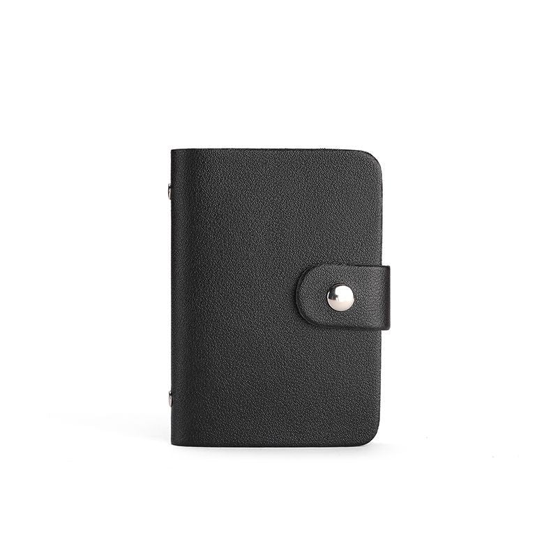 Women's & Men's & Magnetic Bank Documents Large Capacity Card Holder