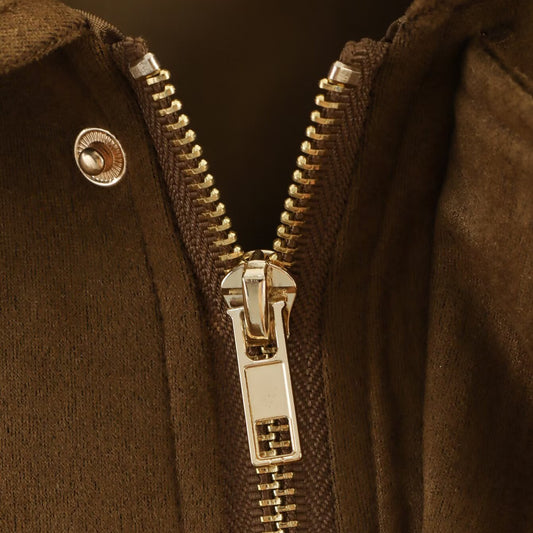 Women's Autumn Suede Texture Lapel Pocket Decoration Coats