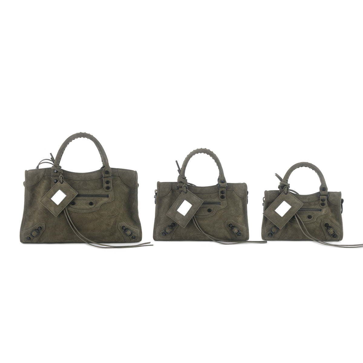 High-grade Rivet Motorcycle Large Capacity Hot Handbags