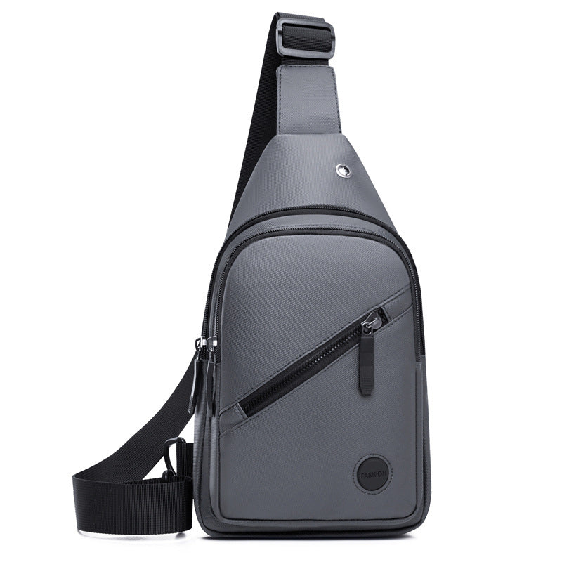 Men's Waterproof Nylon Simple Fashion Large Capacity Men's Chest Bags