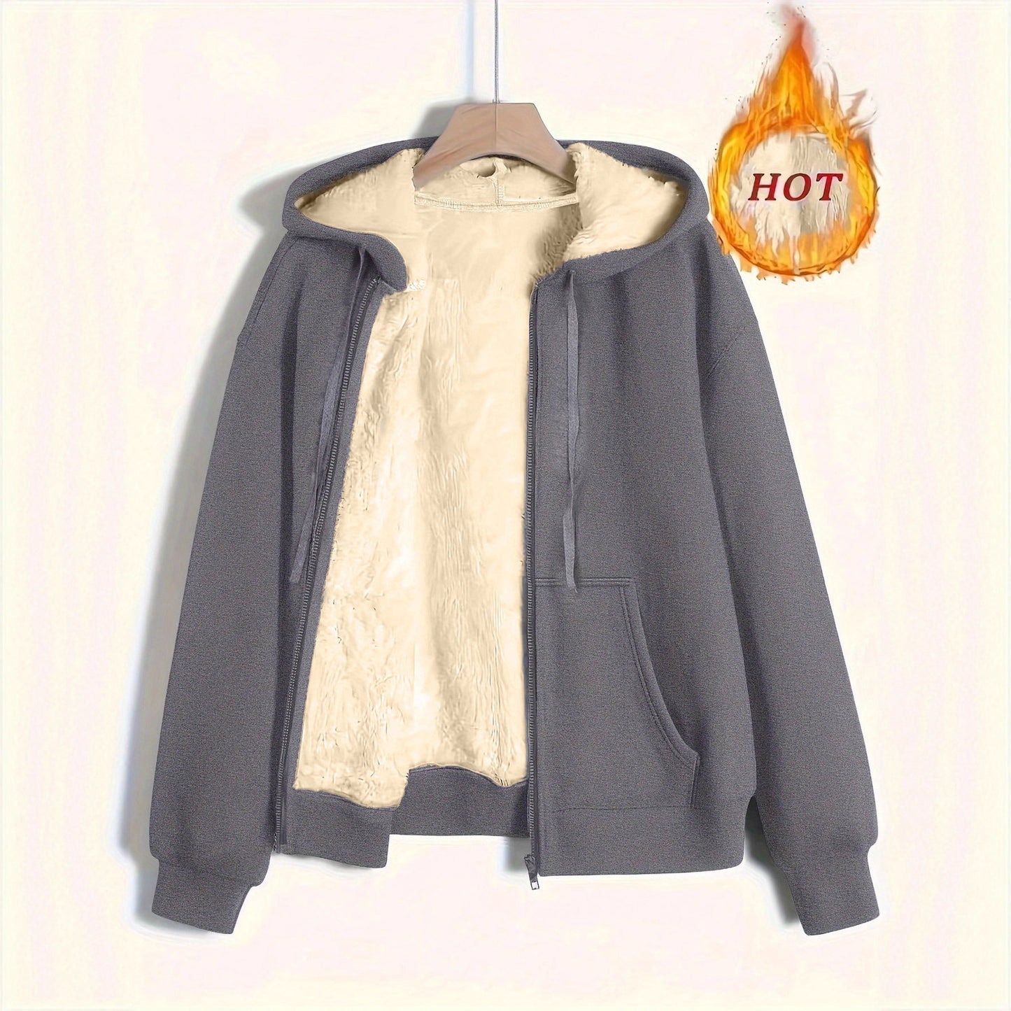 Cool Women's Winter Warm Plush Hoodie Women's Sweater, Sweater