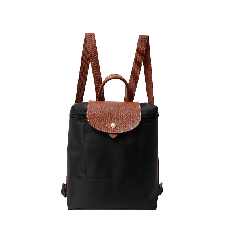 Women's Simple Lightweight Nylon Waterproof Fashion Commuter Backpacks