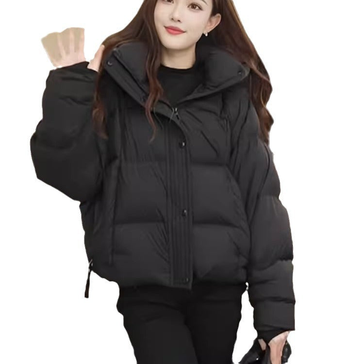 Women's Goods Small Hooded Loose Thickened Warm Coats