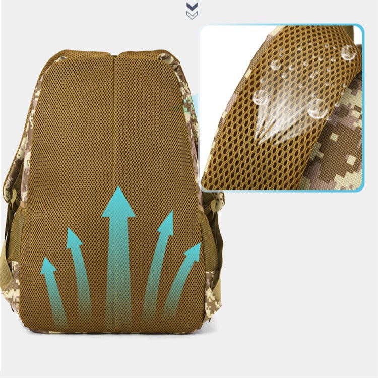Chicken Dinner Jesus Survival Level Camouflage Backpacks