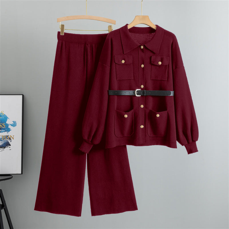 Women's Comfortable Elegant Two-piece Lapel Autumn Suits