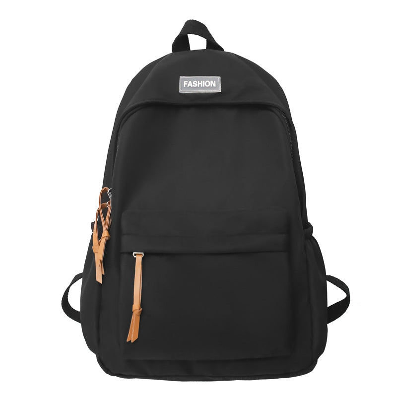 Solid Color Korean Style Early High Backpacks