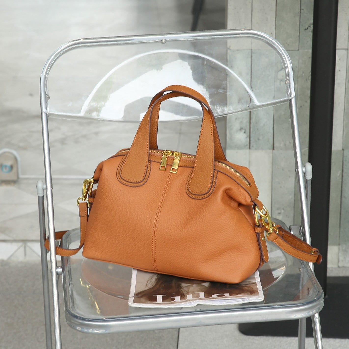 Women's Genuine Leather Large Capacity Commuter First Handbags