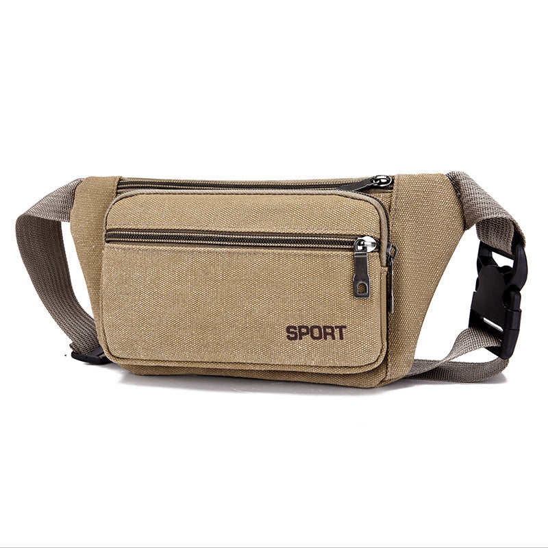 Canvas Fashion Construction Site Work Checkout Men's Waist Packs