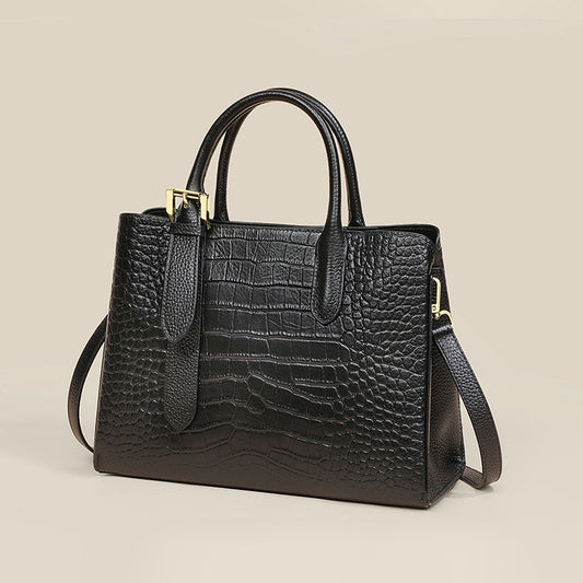 Women's Genuine Leather Large Capacity Classy Mom Handbags