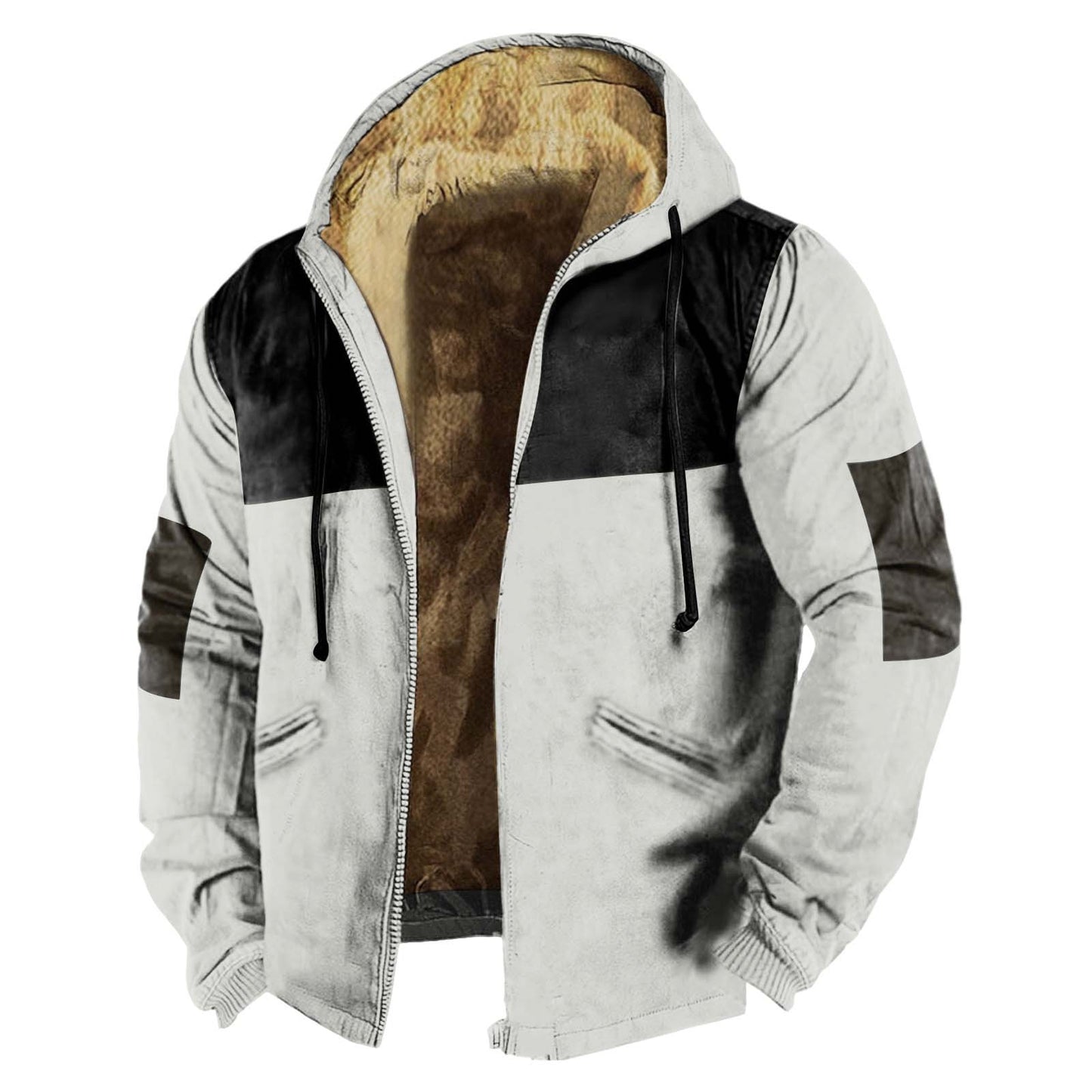 Solid Color Printing Digital Printed Hood Coats