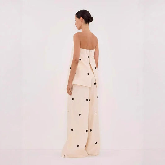 Women's Tube Fashion Casual Polka Dot For Suits