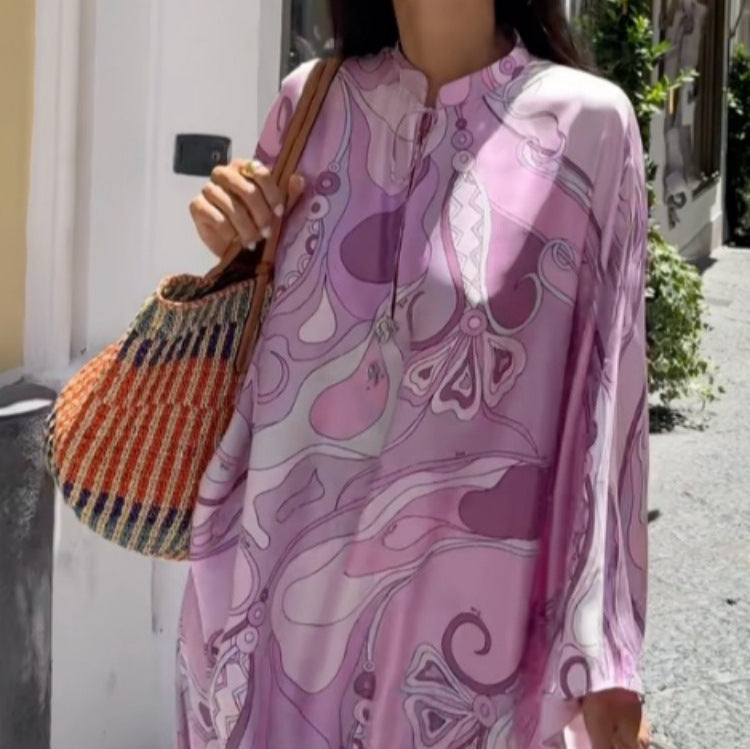 Women's Loose Print Elegant Dress For Dresses
