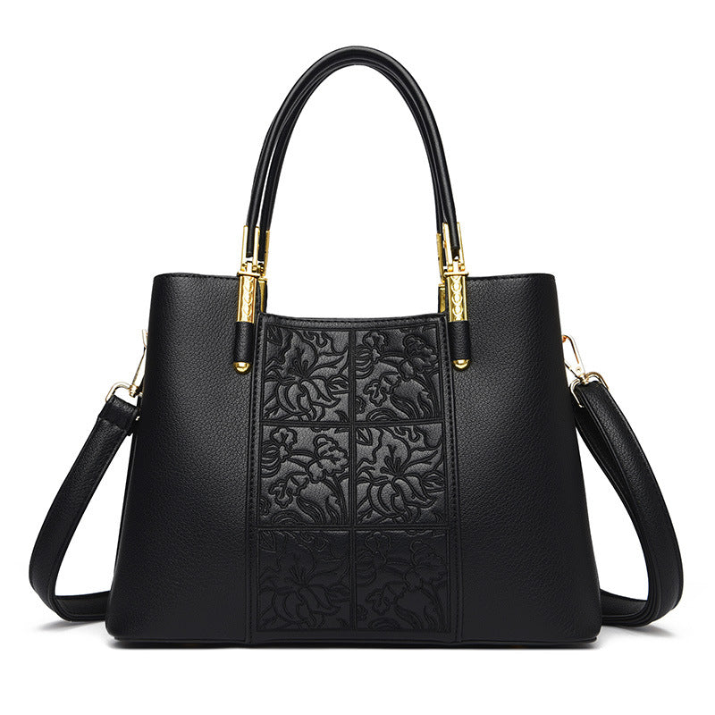 Classic Feel Chinese Style Red Large Tote Bags