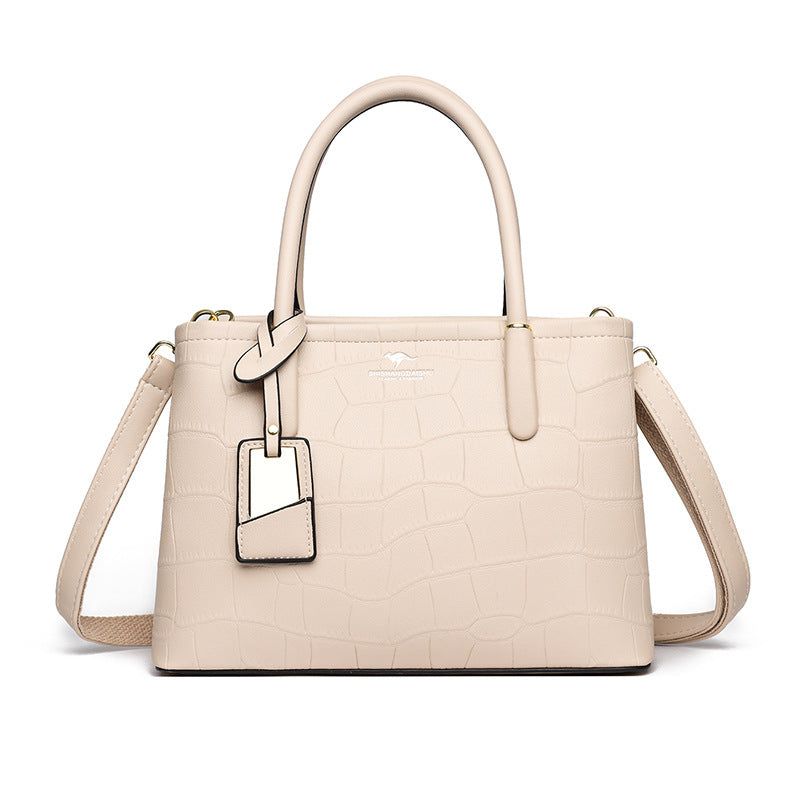 Women's Crocodile Pattern Large Capacity Mom Handbags